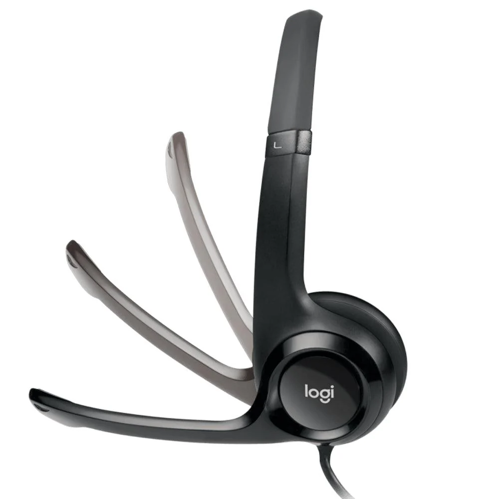 Logitech H390 USB Headset – Black